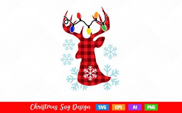 Download Christmas Deer Light Colors Sublimation - Light colors Collection