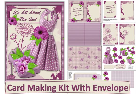Download Card Making Craft Kit. Female Card - Craft Collection