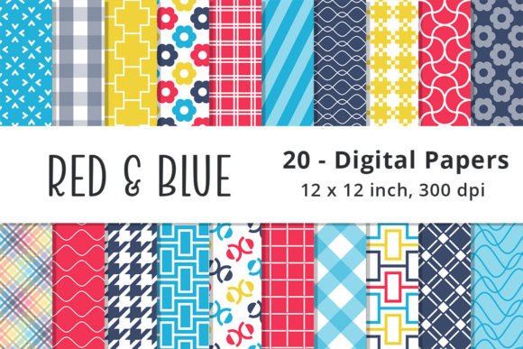Download Pink, Blue, &amp; Yellow Pattern Paper - Pattern paper Collection