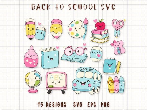Download Back to School SVG Cute School Clipart - School clipart Collection