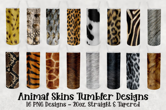 Download Animal Skins Tumbler Sublimation Bundle - Premium Resources